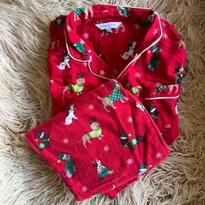 The company store flannel pajamas kids size 14/16 unisex